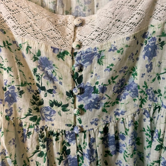 NWOT Free People Alessia Printed Mini Floral Dress Size Medium - Picture 9 of 13